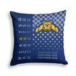 Pixsona North Carolina A&T Aggies Halftone Throw Pillow | Personalized | Custom