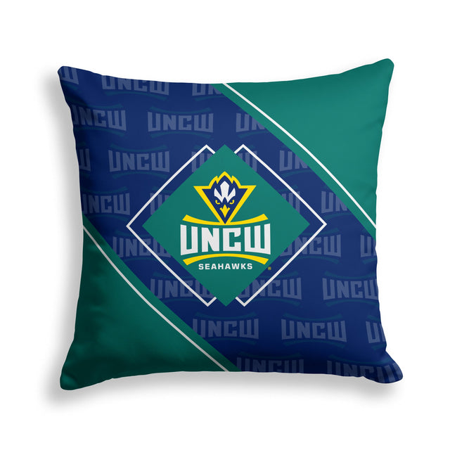 Pixsona North Carolina Wilmington Seahawks Boxed Throw Pillow