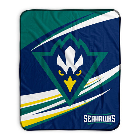 Pixsona North Carolina Wilmington Seahawks Velocity Pixel Fleece Blanket