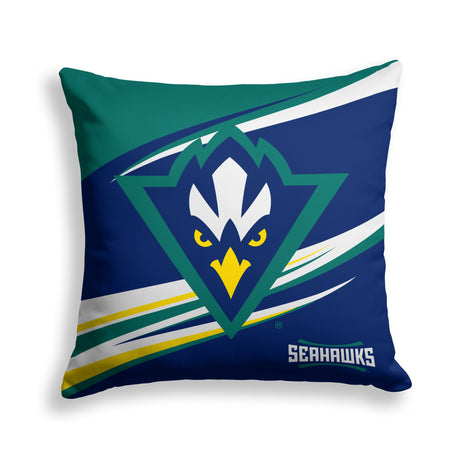 Pixsona North Carolina Wilmington Seahawks Velocity Throw Pillow