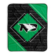 Pixsona North Dakota Fighting Hawks Boxed Pixel Fleece Blanket