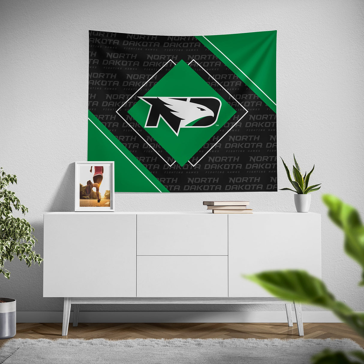 Pixsona North Dakota Fighting Hawks Boxed Tapestry