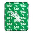 Pixsona North Texas Mean Green Repeat Pixel Fleece Blanket