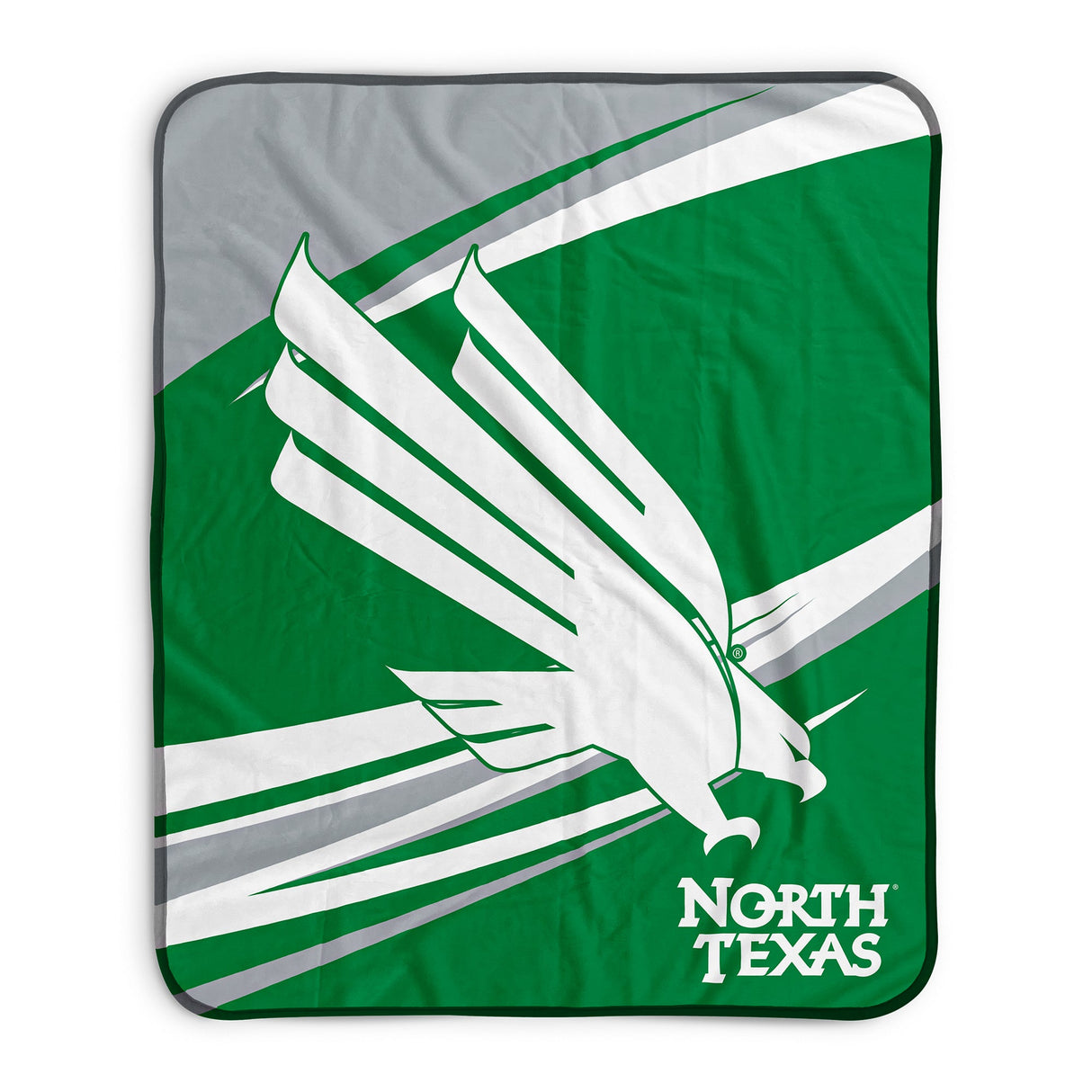 Pixsona North Texas Mean Green Velocity Pixel Fleece Blanket