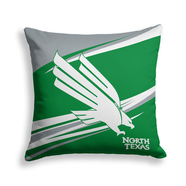 Pixsona North Texas Mean Green Velocity Throw Pillow