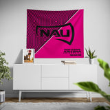 Pixsona Northern Arizona Lumberjacks Pink Implosion Tapestry | Personalized | Custom