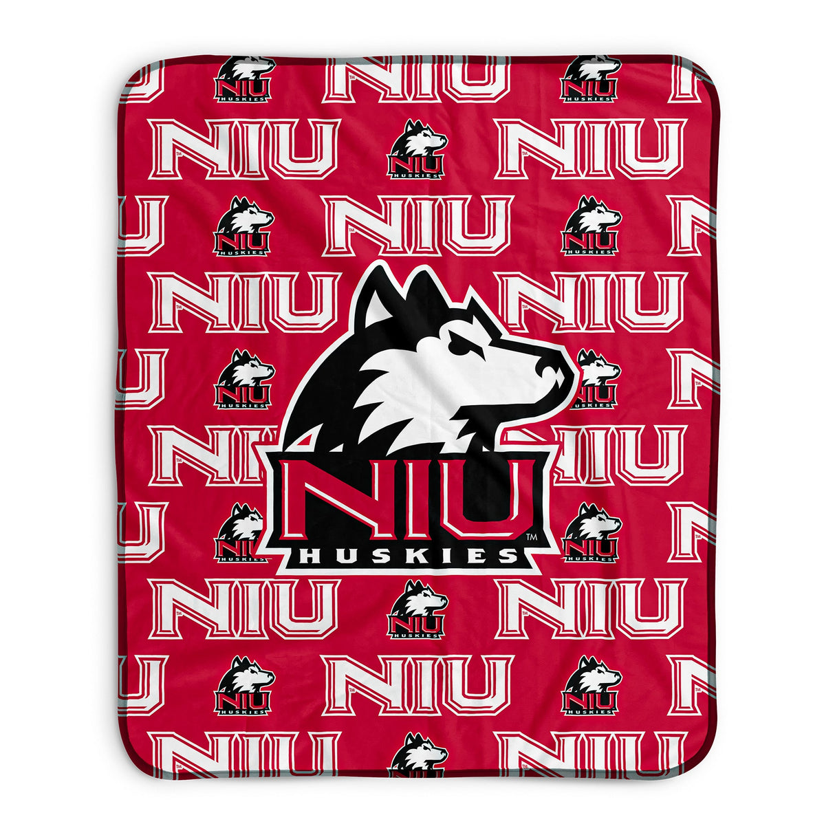 Pixsona Northern Illinois Huskies Repeat Pixel Fleece Blanket