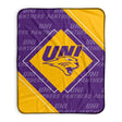 Pixsona Northern Iowa Panthers Boxed Pixel Fleece Blanket