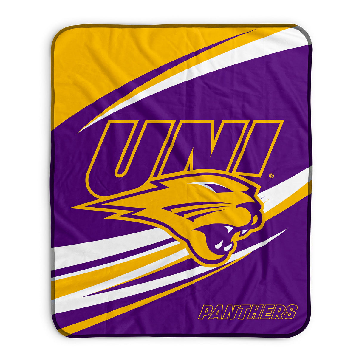 Pixsona Northern Iowa Panthers Velocity Pixel Fleece Blanket