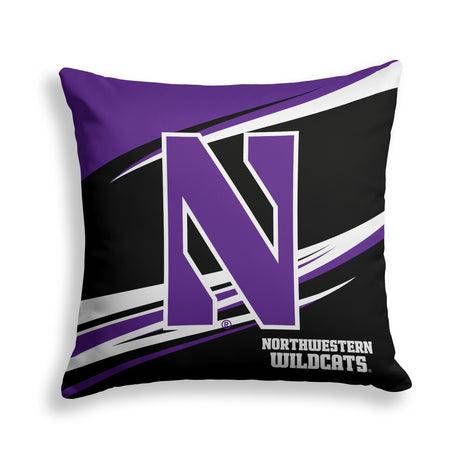 Pixsona Northwestern Wildcats Velocity Throw Pillow