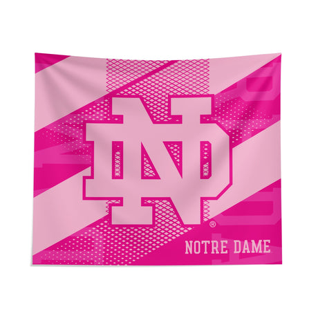 Pixsona Notre Dame Fighting Irish Pink Motion Tapestry