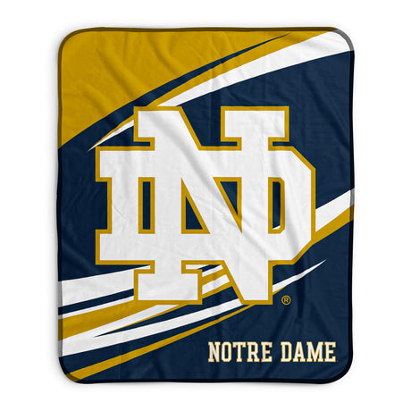 Pixsona Notre Dame Fighting Irish Velocity Pixel Fleece Blanket