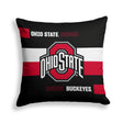 Pixsona Ohio State Buckeyes Dash Throw Pillow