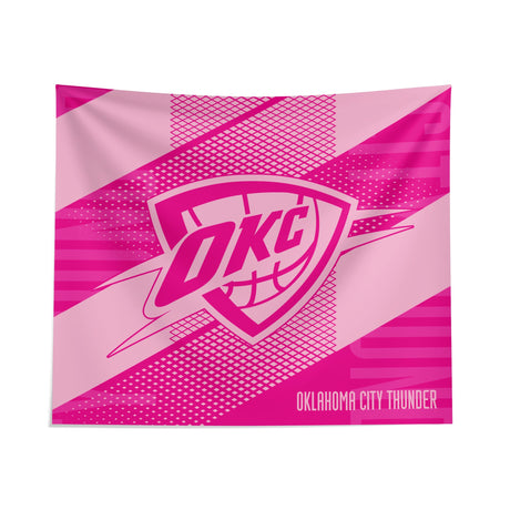 Pixsona Oklahoma City Thunder Pink Motion Tapestry