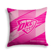 Pixsona Oklahoma City Thunder Pink Motion Throw Pillow