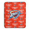 Pixsona Pixel Fleece Blankets Oklahoma City Thunder Repeat Pixel Fleece Blanket | Personalized | Custom