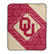 Pixsona Oklahoma Sooners Boxed Pixel Fleece Blanket