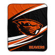 Pixsona Oregon State Beavers Velocity Pixel Fleece Blanket