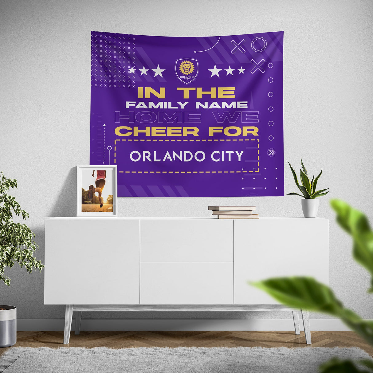 Pixsona Orlando City Cheer Tapestry | Personalized | Custom