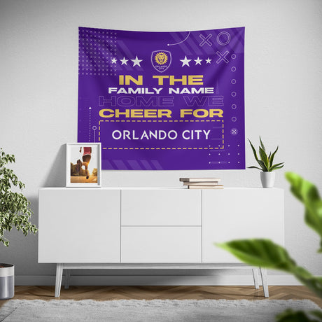 Pixsona Orlando City Cheer Tapestry | Personalized | Custom