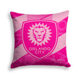 Pixsona Orlando City SC Pink Motion Throw Pillow