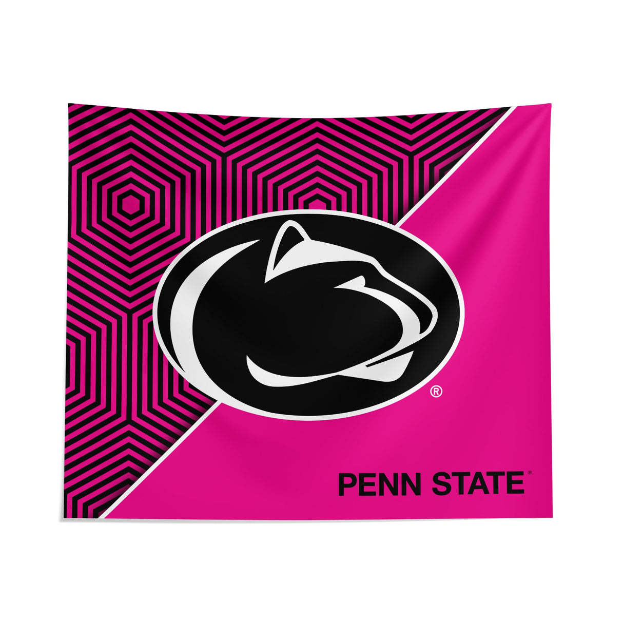 Pixsona Penn State Nittany Lions Pink Implosion Tapestry