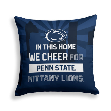 Pixsona Penn State Nittany Lions Skyline Throw Pillow