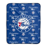 Pixsona Philadelphia 76ers Repeat Pixel Fleece Blanket