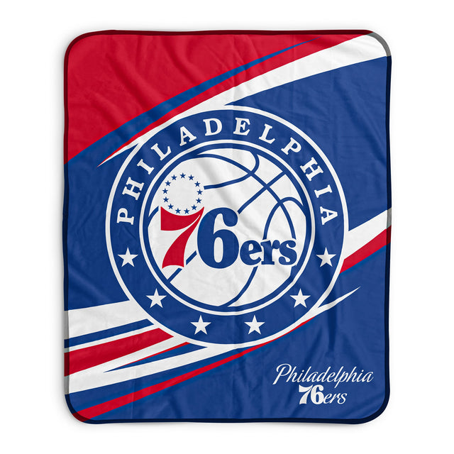 Pixsona Philadelphia 76ers Velocity Pixel Fleece Blanket