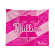 Pixsona Philadelphia Phillies Pink Motion Tapestry