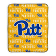 Pixsona Pitt Panthers Repeat Pixel Fleece Blanket