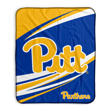 Pixsona Pitt Panthers Velocity Pixel Fleece Blanket