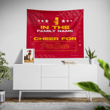 Pixsona Pittsburg State Gorillas Cheer Tapestry | Personalized | Custom