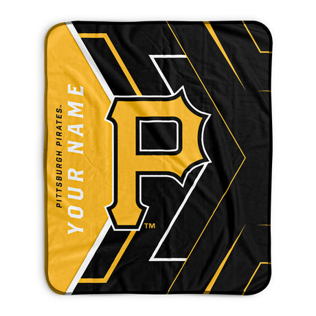 Pixsona Pittsburgh Pirates Glow Pixel Fleece Blanket | Personalized | Custom