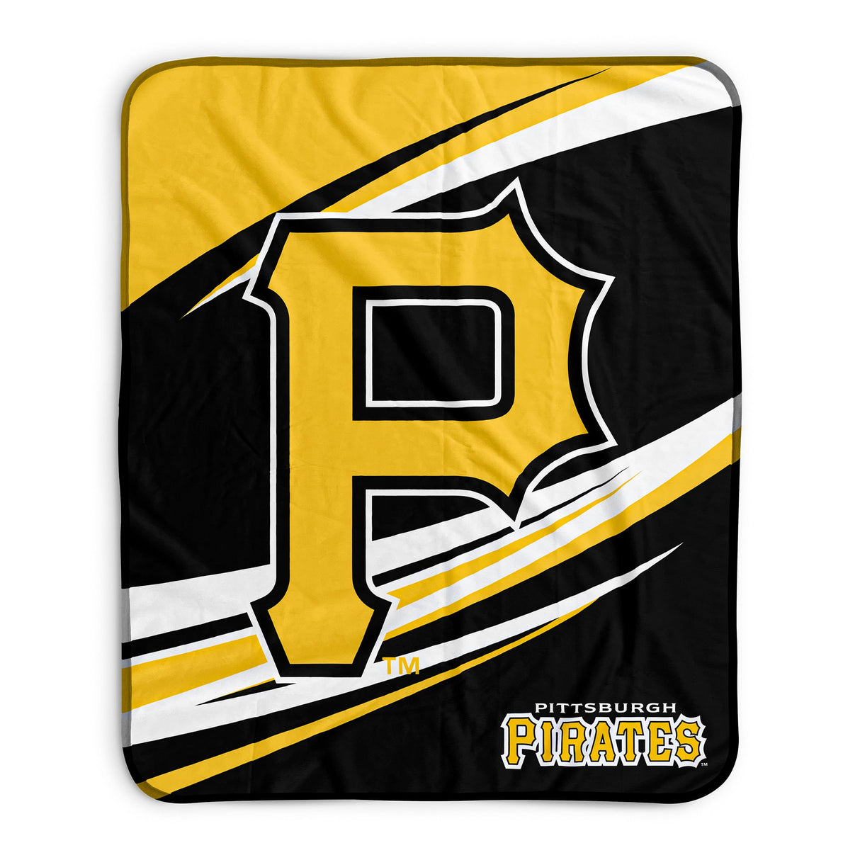 Pixsona Pittsburgh Pirates Velocity Pixel Fleece Blanket