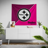 Pixsona Pittsburgh Steelers Pink Implosion Tapestry | Personalized | Custom