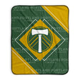 Pixsona Portland Timbers Boxed Pixel Fleece Blanket