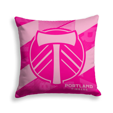 Pixsona Portland Timbers Pink Motion Throw Pillow