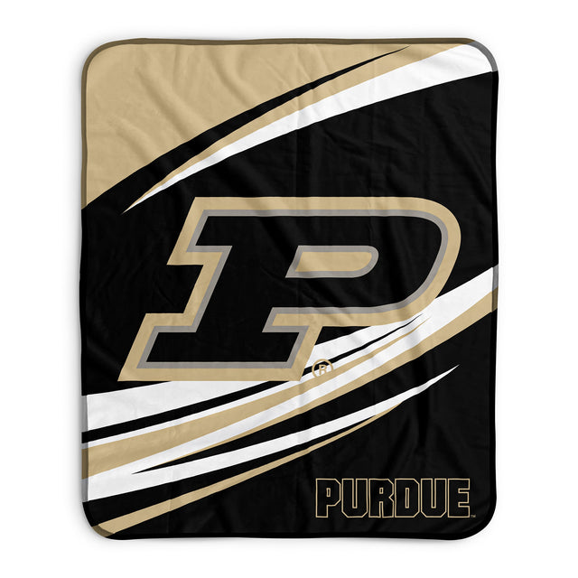 Pixsona Purdue Boilermakers Velocity Pixel Fleece Blanket