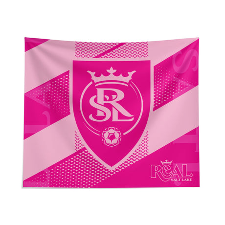 Pixsona Real Salt Lake Pink Motion Tapestry