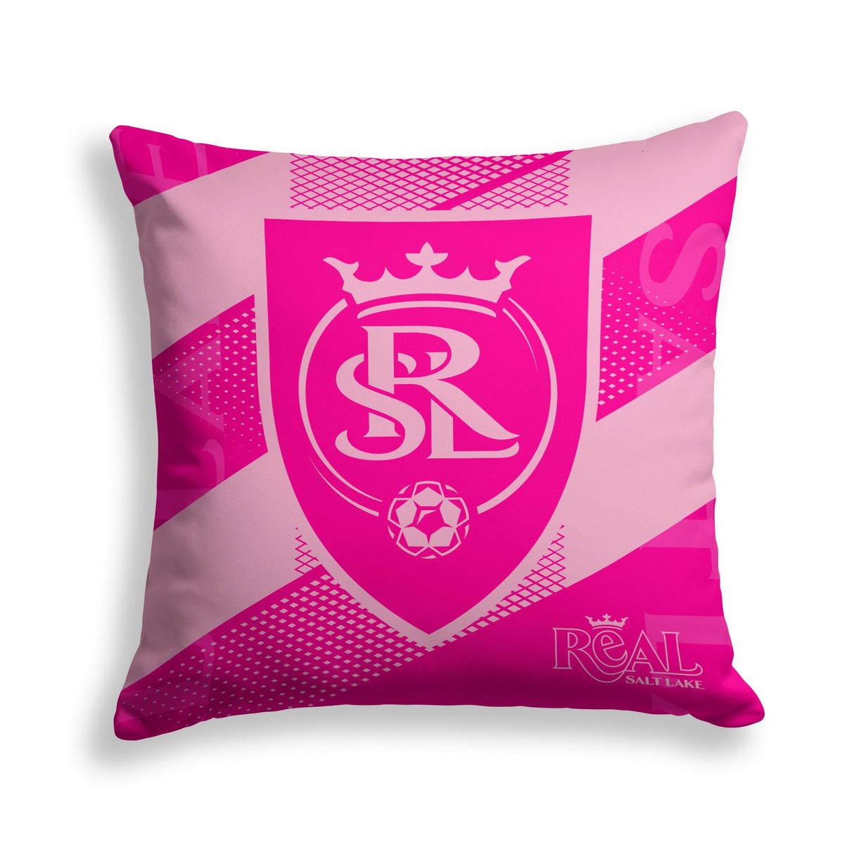 Pixsona Real Salt Lake Pink Motion Throw Pillow