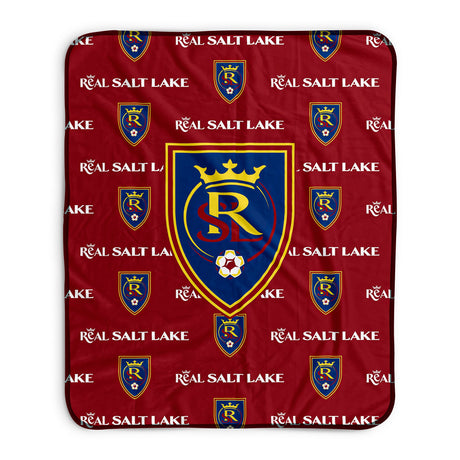 Pixsona Real Salt Lake Repeat Pixel Fleece Blanket