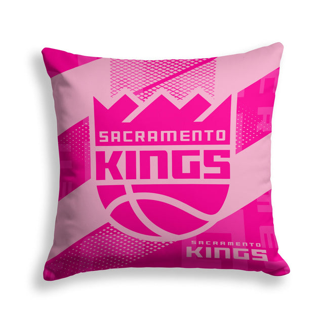 Pixsona Sacramento Kings Pink Motion Throw Pillow