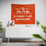 Pixsona Sam Houston State Bearkats Cheer Tapestry | Personalized | Custom