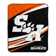 Pixsona Sam Houston State Bearkats Velocity Pixel Fleece Blanket