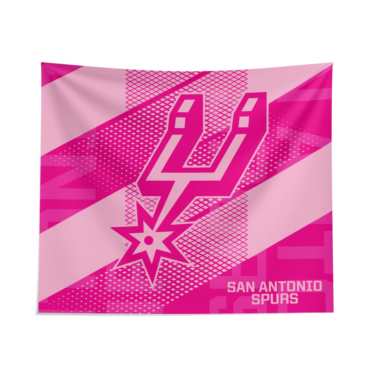 Pixsona San Antonio Spurs Pink Motion Tapestry