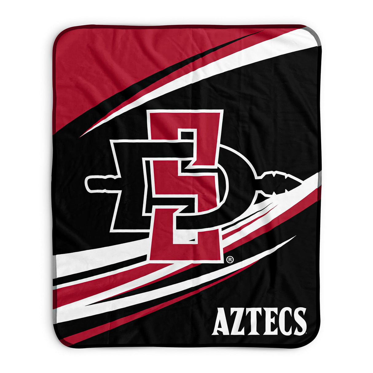 Pixsona San Diego State Aztecs Velocity Pixel Fleece Blanket