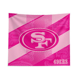 Pixsona San Francisco 49ers Pink Motion Tapestry