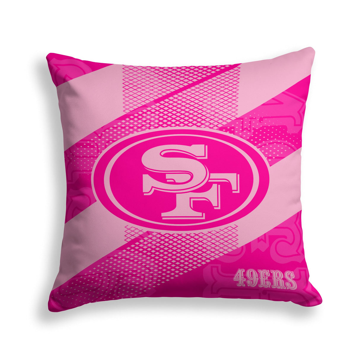 Pixsona San Francisco 49ers Pink Motion Throw Pillow