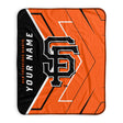 Pixsona San Francisco Giants Glow Pixel Fleece Blanket | Personalized | Custom